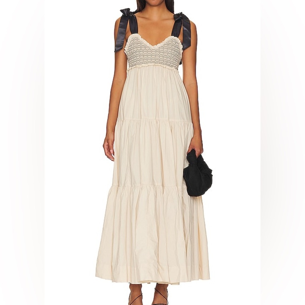 FREE PEOPLE Bluebell Solid Maxi in Vacation Sand. Size M Women
#164